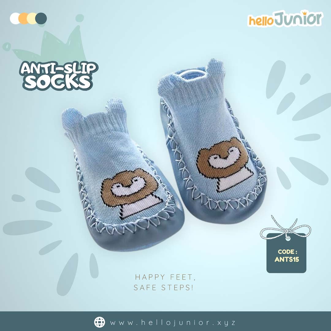 Anti-Slip Socks for Kids (11 cm - 14 cm, 0-36 Months)