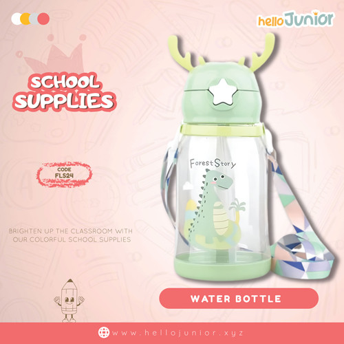 Hello Junior Water Bottle for Kids / Mum pot for Little Ones, Multicolor 550 ml