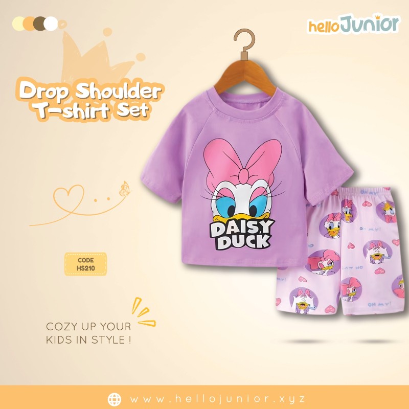 Hello Junior Drop Shoulder T-Shirt for Kids (6 Months to 11 Years)