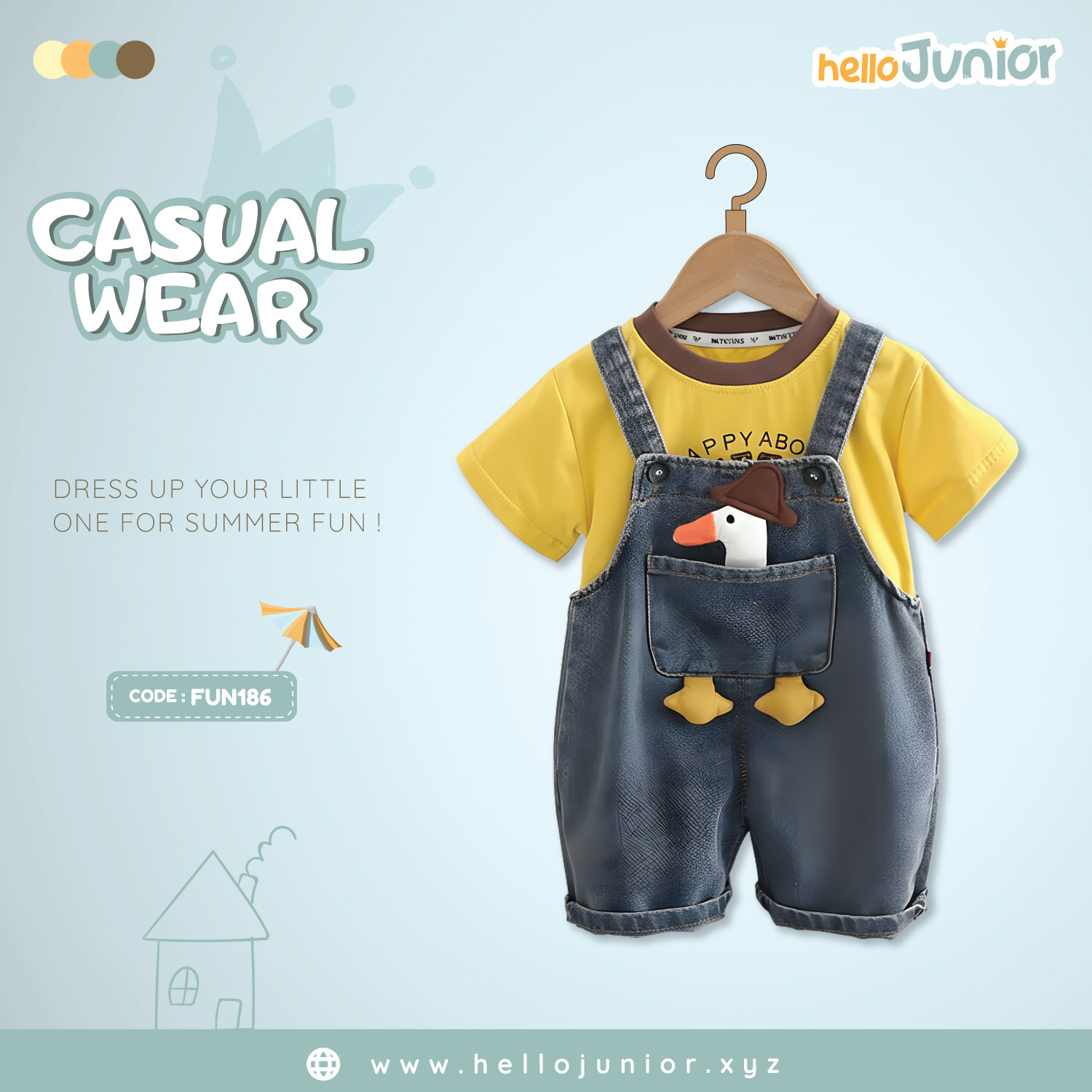 Fashion Kids Casual Wear / Dress (6 Months to 5 Years)