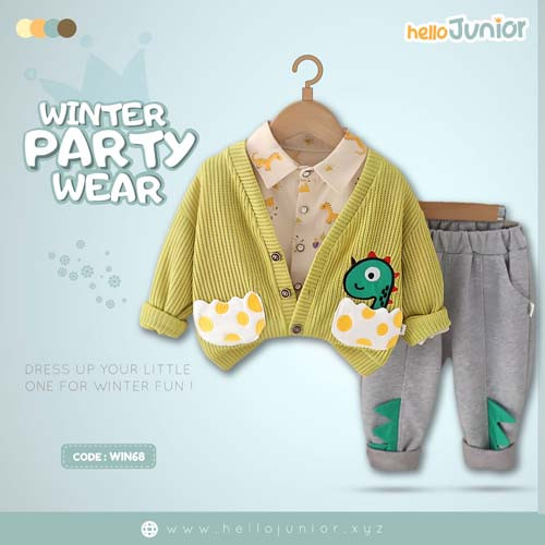 Winter Party Wear for Kids (6 Months - 6 Years)