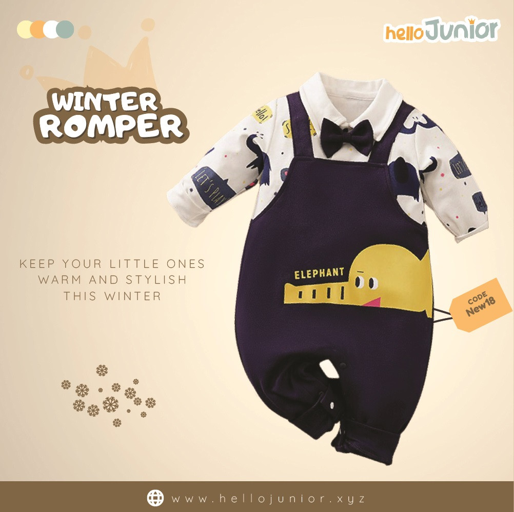 Winter Romper for kids , Newborns Wear