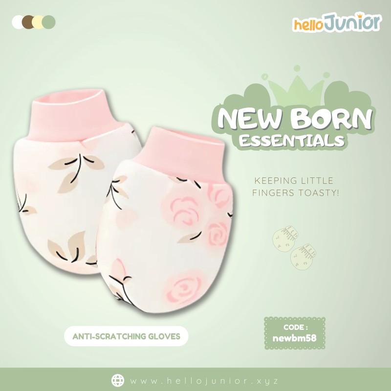 Anti-scratching gloves (0-12 months)