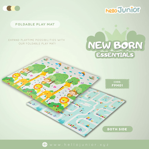 Hello Junior Soft Baby Play Mat / Kids Floor Mat, Multicolor