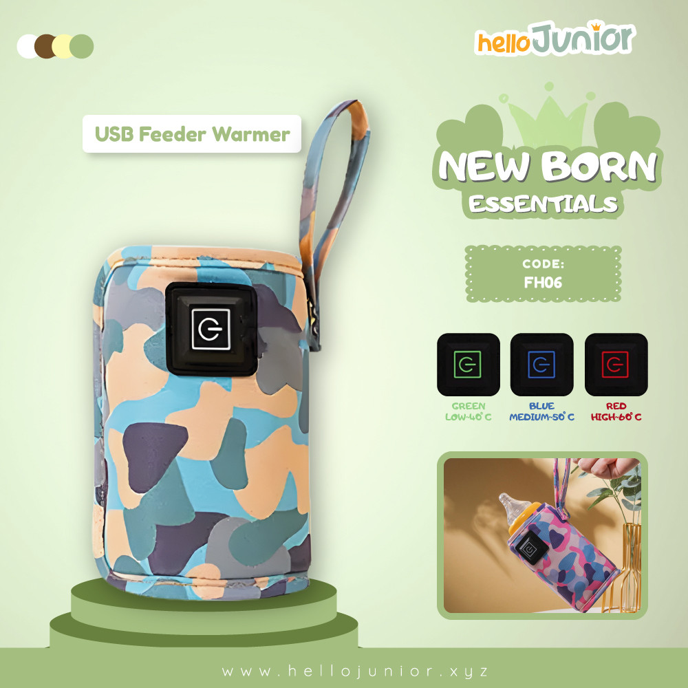 Portable USB Bottle Warmer – Adjustable Temperature Travel Insulation (Fits 55–75 mm Bottles)