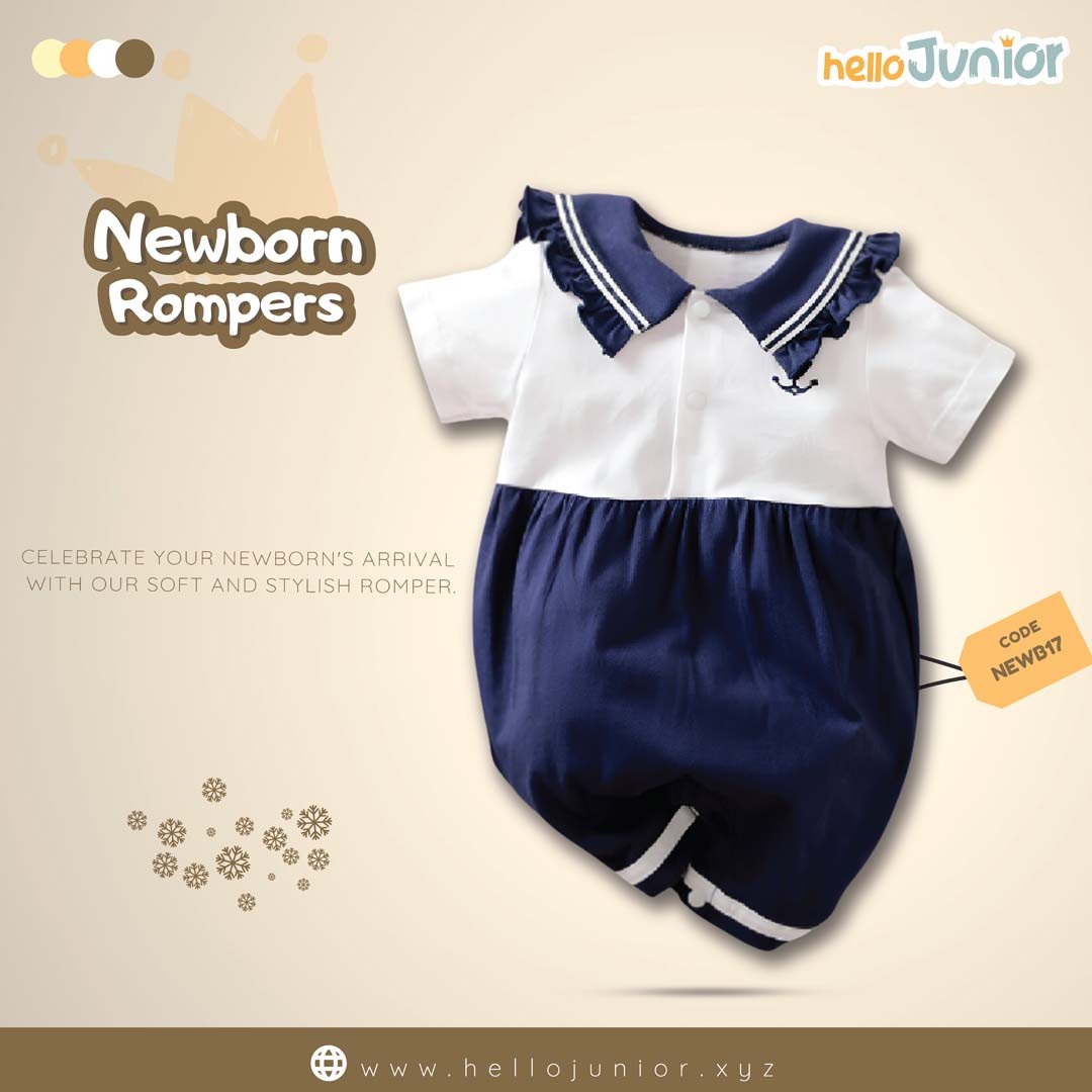 Hello Junior Kids Summer Romper, Newborn baby dress 0 month to 09 month