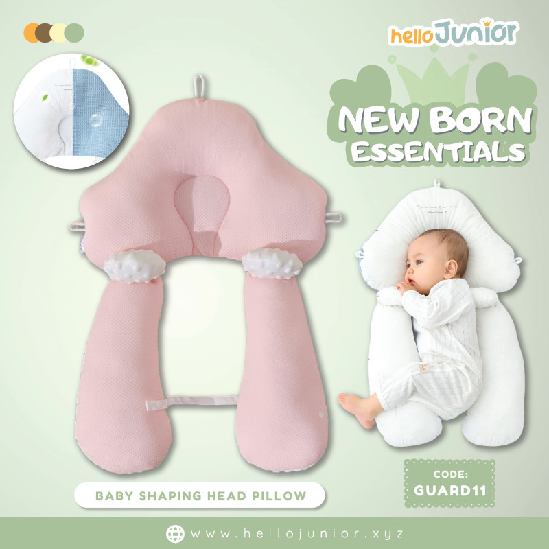 Newborn Baby Head Shape Pillow | Soft & Ergonomic Support