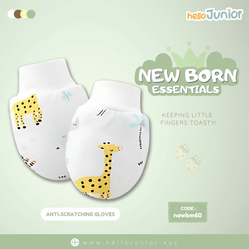 Anti-scratching gloves (0-12 months)