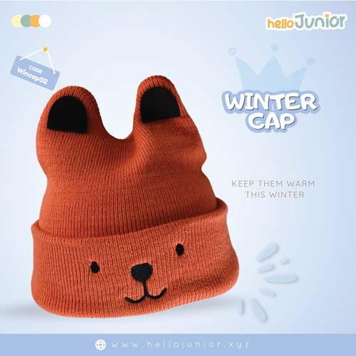 Hello Junior Woolen Cap (0-2year) – Soft and Comfortable