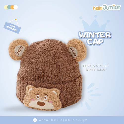 Hello Junior Woolen Cap (1-5 Years) – Soft and Comfortable