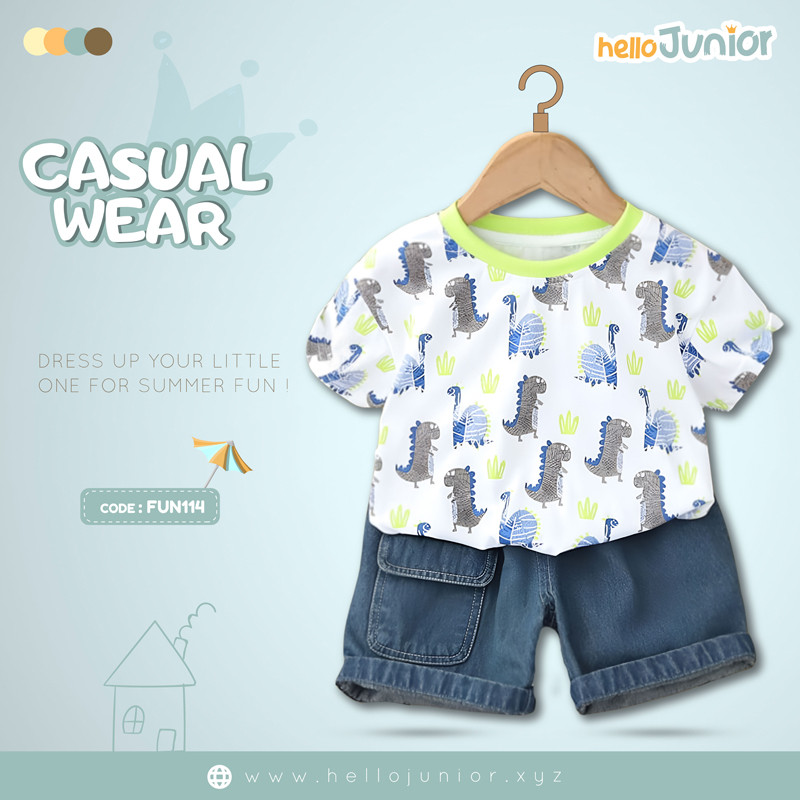 Hello Junior Kids Casual Wear / Dress for 6 Months to 5 Years