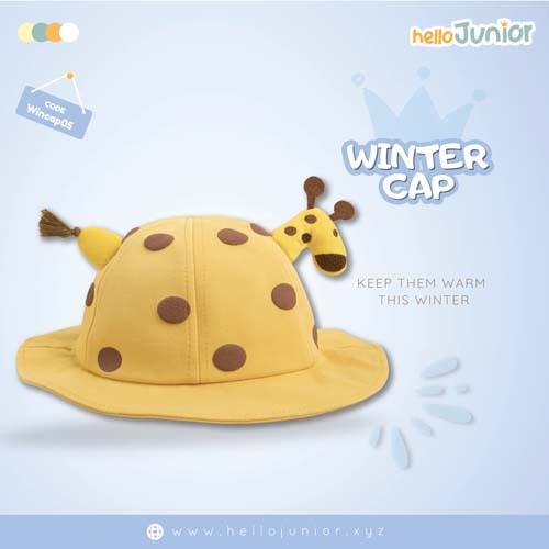 Hello Junior Woolen Cap (1-3 year) – Soft and Comfortable