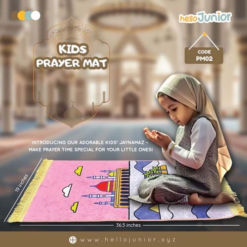 Hello Junior Baby PrayerMat / Jaynamaz for kids