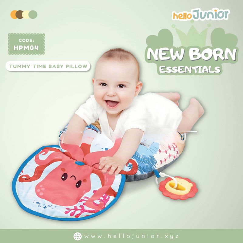 Ocean Animal Tummy time baby pillow