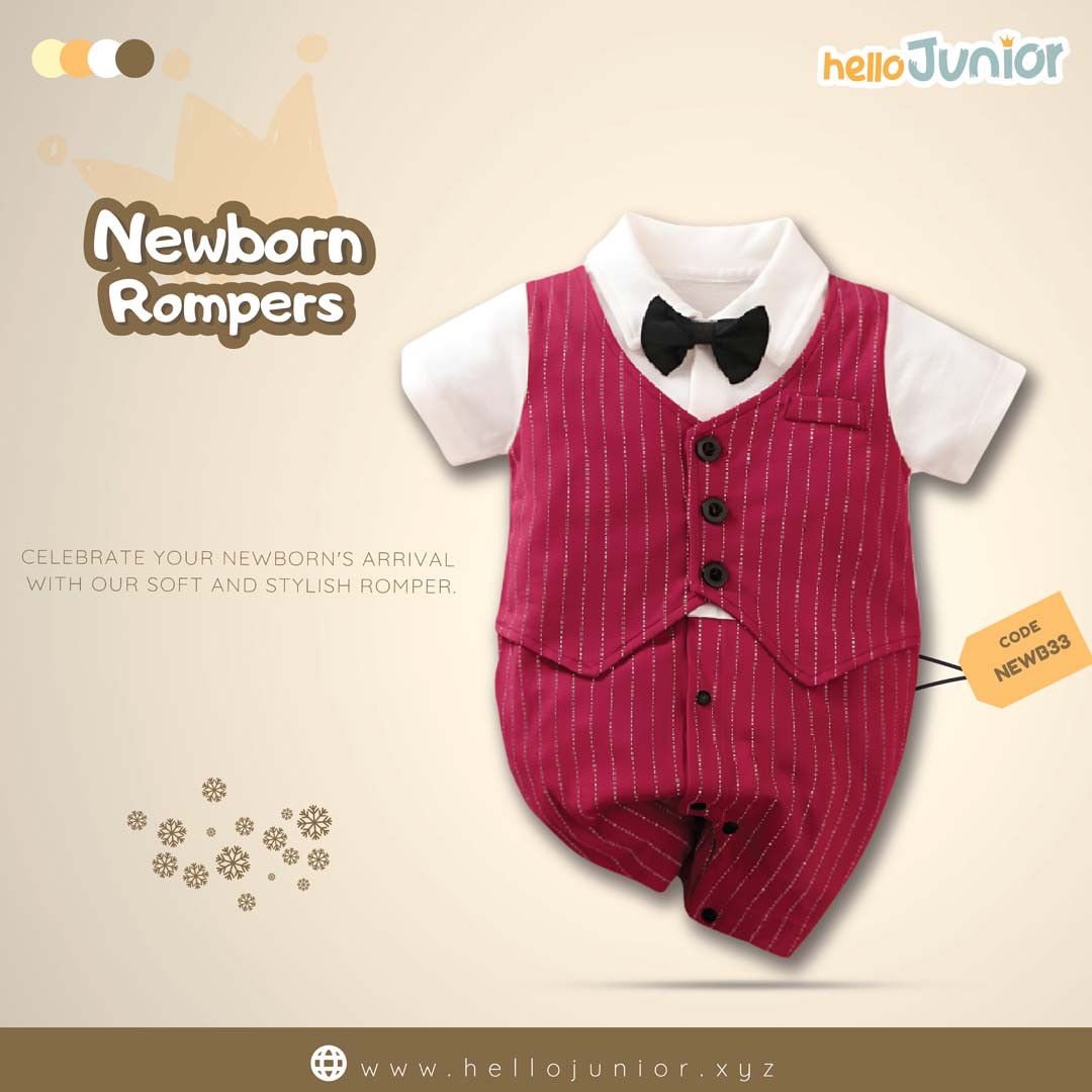 Hello Junior Kids Summer Romper, Newborn baby dress 0 month to 09 month