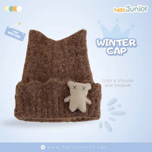 Hello Junior Woolen Cap (3-8 Years) – Soft and Comfortable