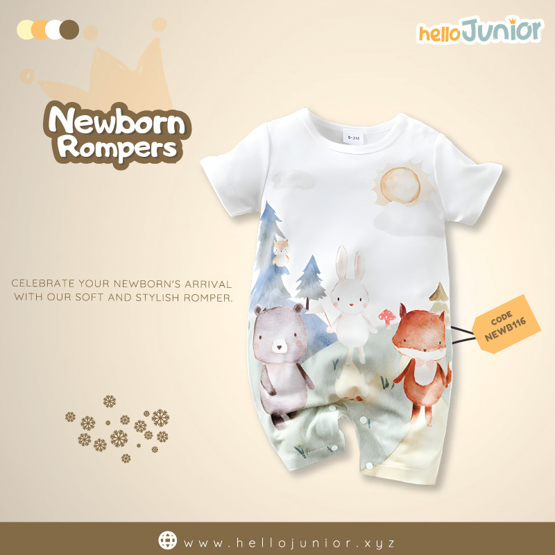 Hello Junior Kids Summer Romper, Newborn baby dress 0 month to 09 month