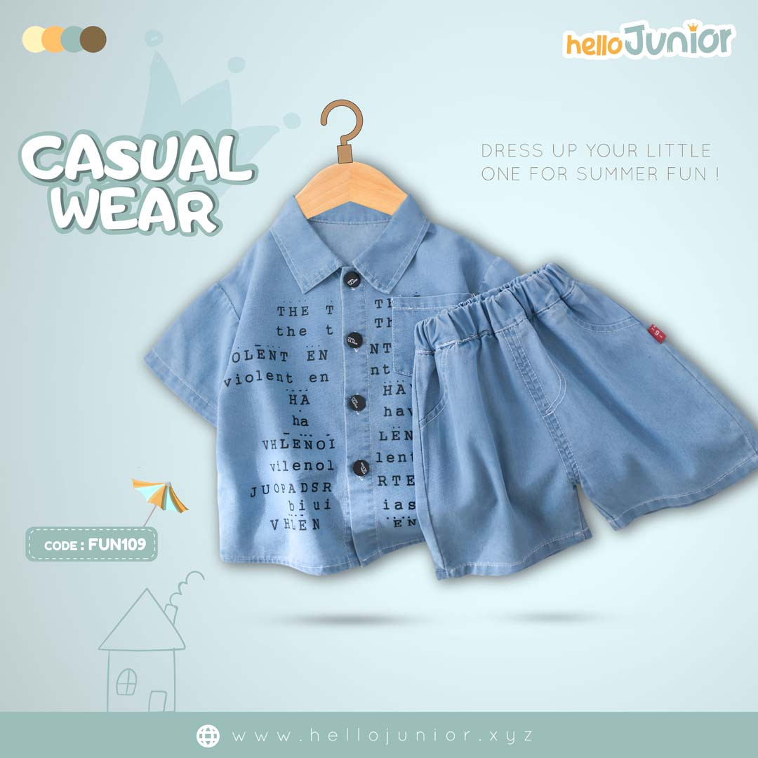 Hello Junior Kids Casual Wear / Dress for 6 Months to 5 Years