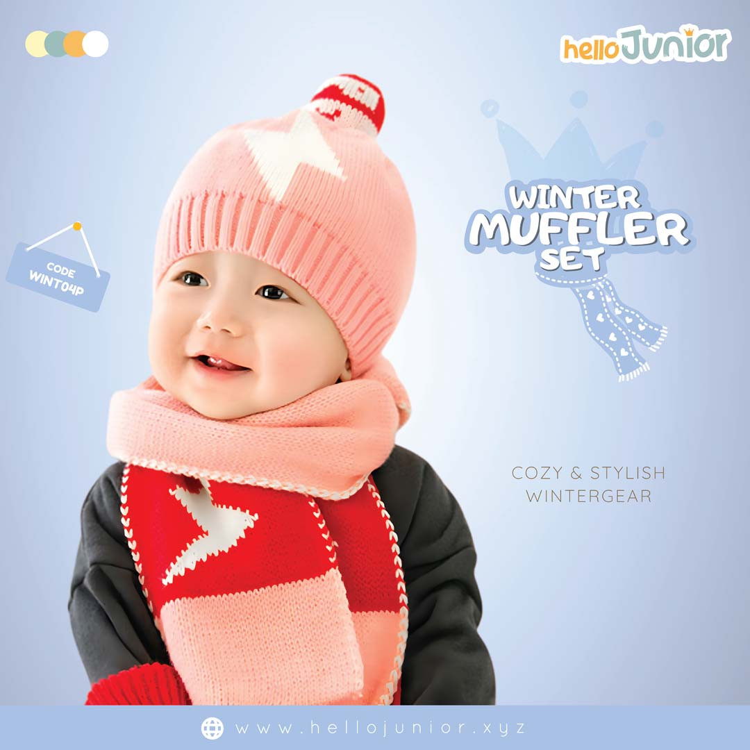 Hello Junior Woolen Cap (1-3 year) – Soft and Comfortable