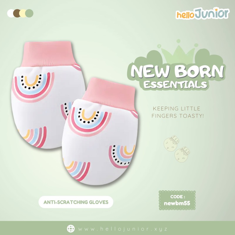 Anti-scratching gloves (0-12 months)