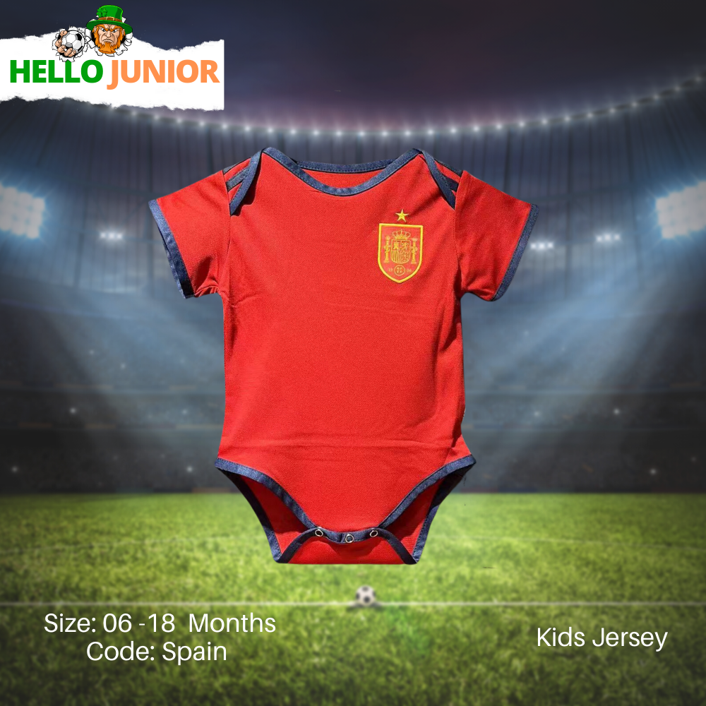 Spain Kids Jersey – Sporty Style for Every Little Champion