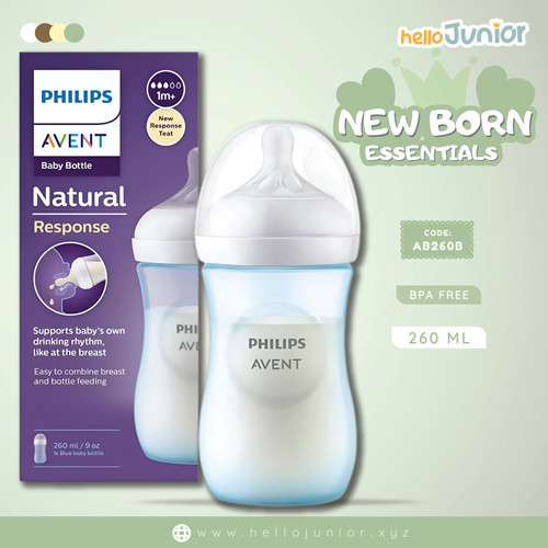 Philips avent 260 ml natural feeder / bottle Single set, Blue