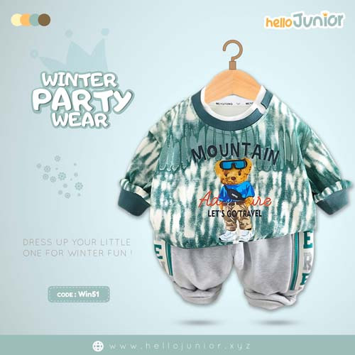 Winter Party Wear for Kids (6 Months - 6 Years)