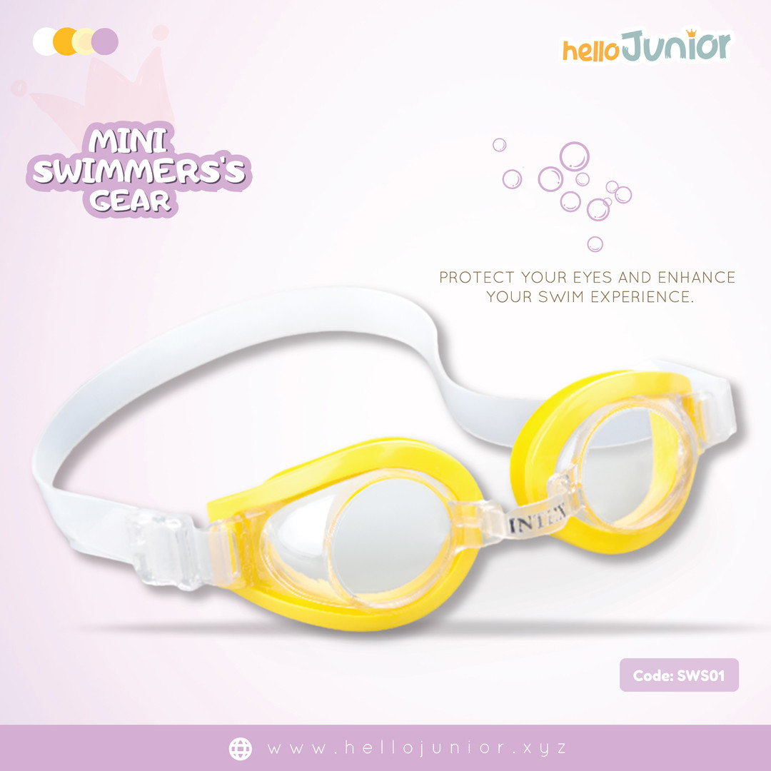 Intex aquaflow play fun adjustable water swim goggles for 03-08 years kids, Yellow