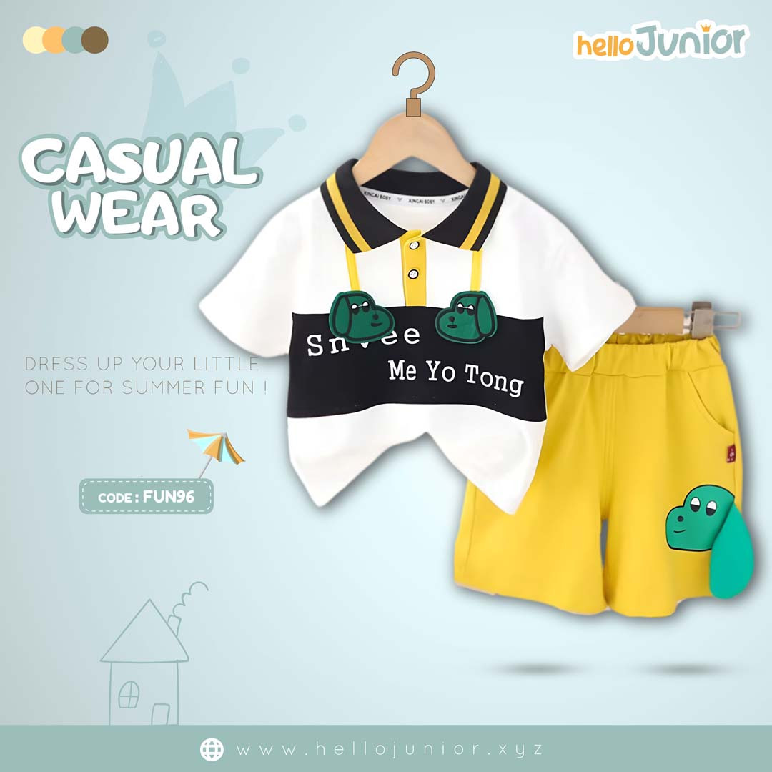 Hello Junior Kids Casual Wear / Dress for 6 Months to 5 Years