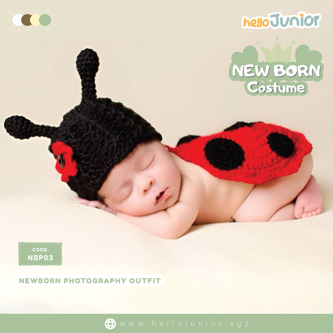 Hello Junior Newborn Baby Photography Dress / Costume