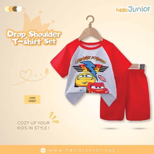 Hello Junior Drop Shoulder T-Shirt for Kids (6 Months to 11 Years)