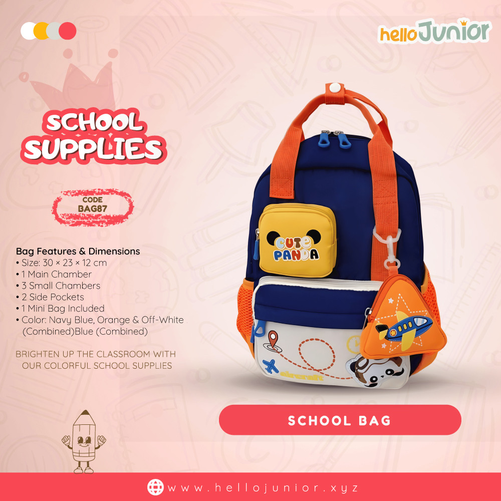 Bag for kids / School Bag for Kids, Multicolor