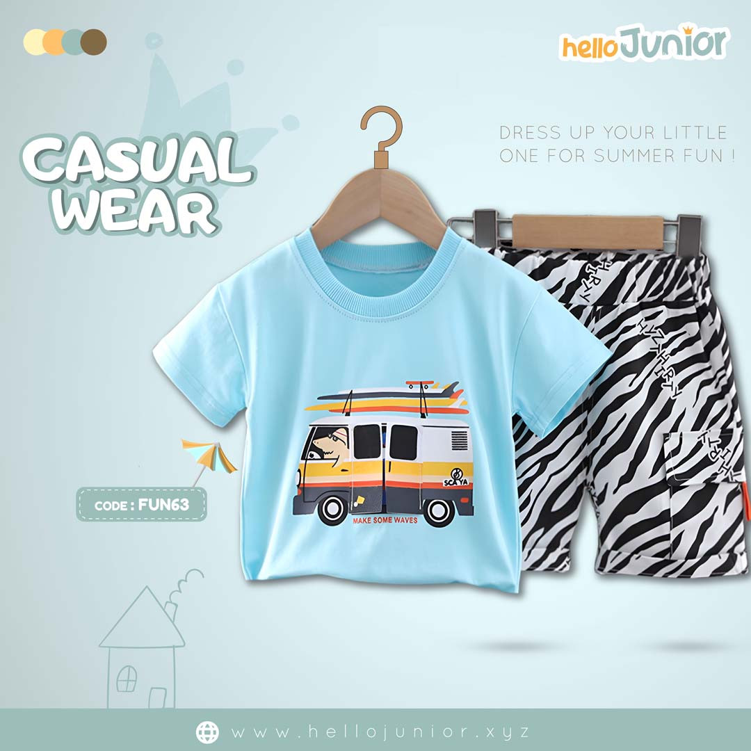 Hello Junior Kids Casual Wear / Dress for 6 Months to 5 Years