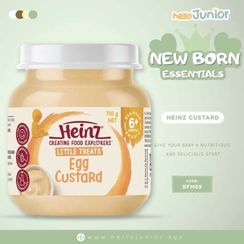 Heinz Egg Custard, specially made for babies 6 months and older