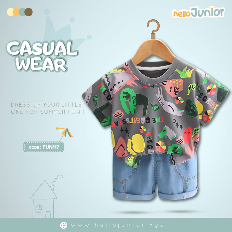 Hello Junior Kids Casual Wear / Dress for 6 Months to 5 Years