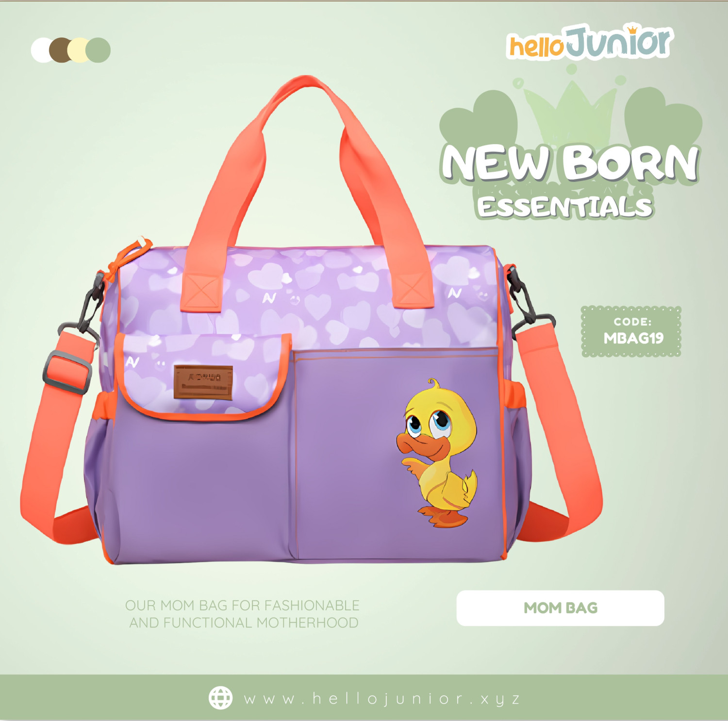 Accessories Bag for Women / Bag for Mom , Purple