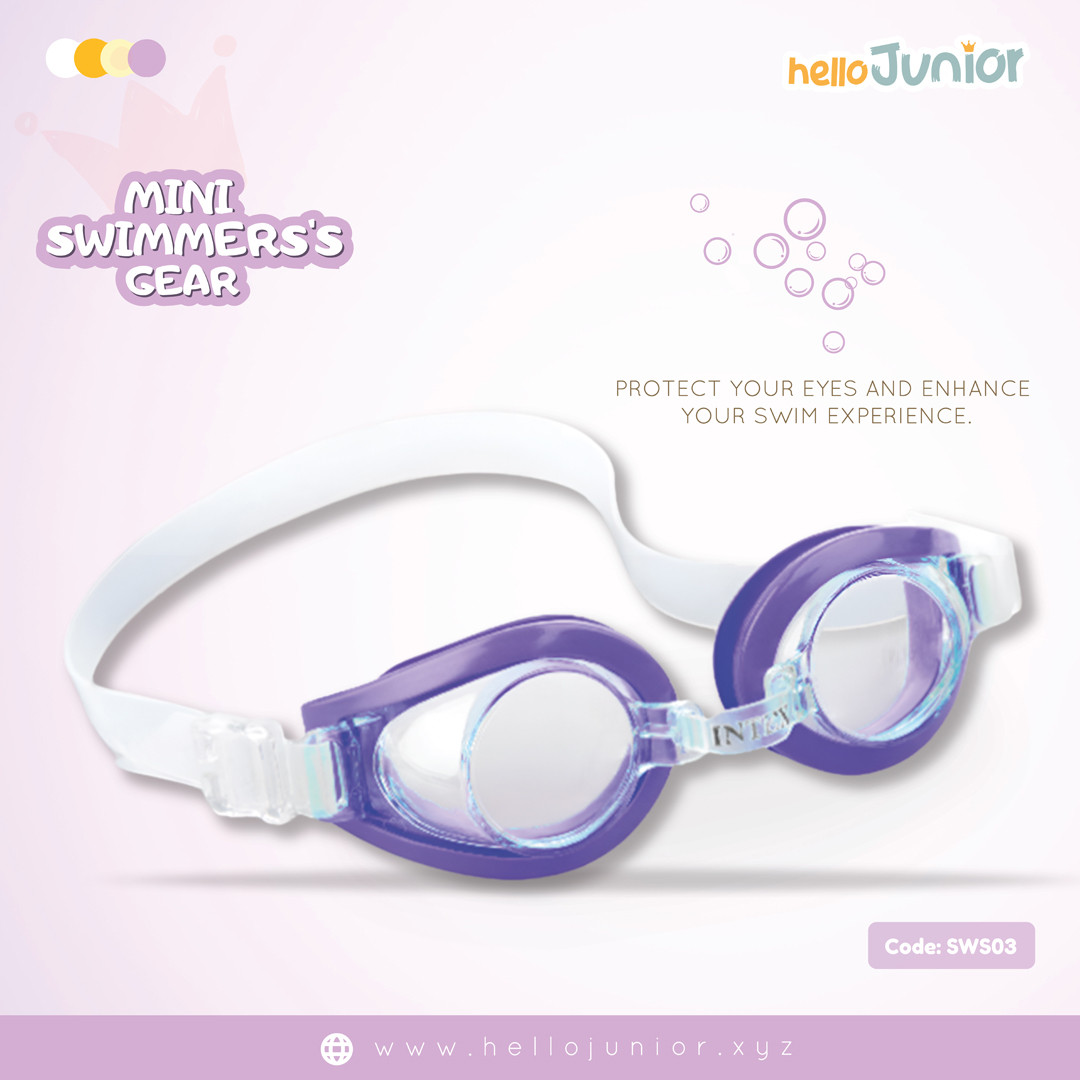 Intex aquaflow play fun adjustable water swim goggles for 03-08 years kids, Blue