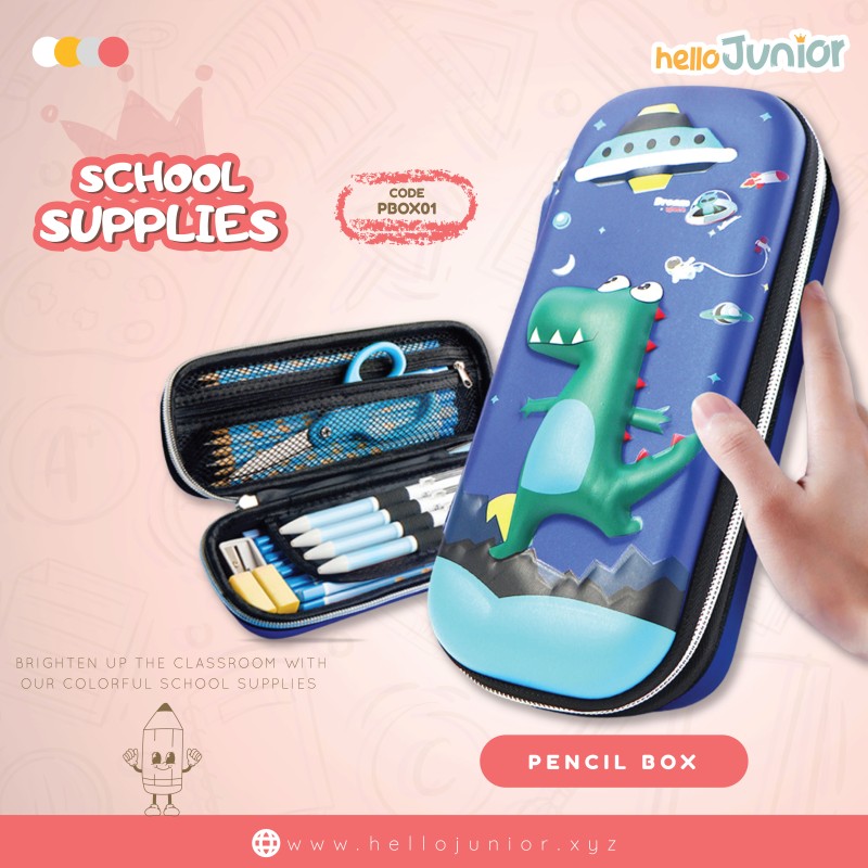 Large Capacity 3D Combination Lock Pen Case