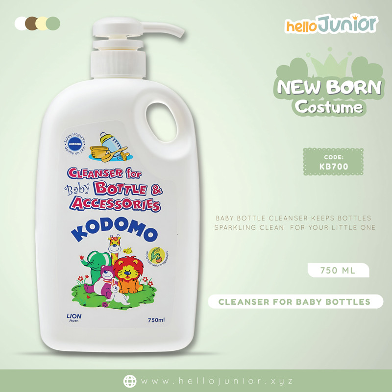 Kodomo Bottle & Accessories Cleanser (Packet) – 750 ML