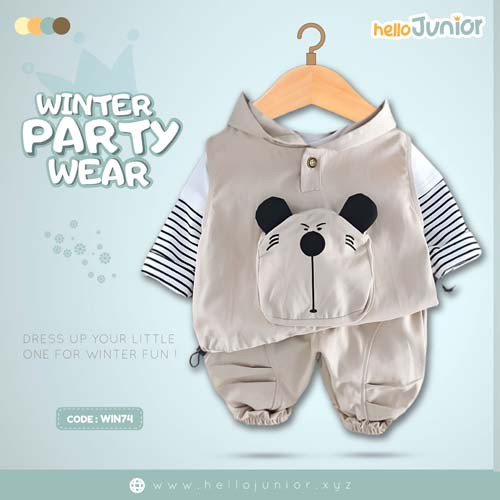 Winter Party Wear for Kids (6 Months - 6 Years)