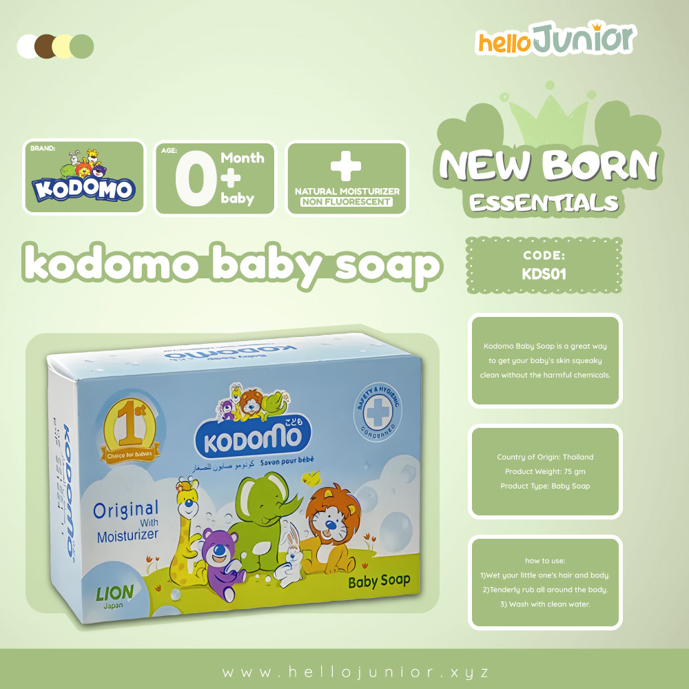 Kodomo Original With Moisturizer Baby Soap 75gm
