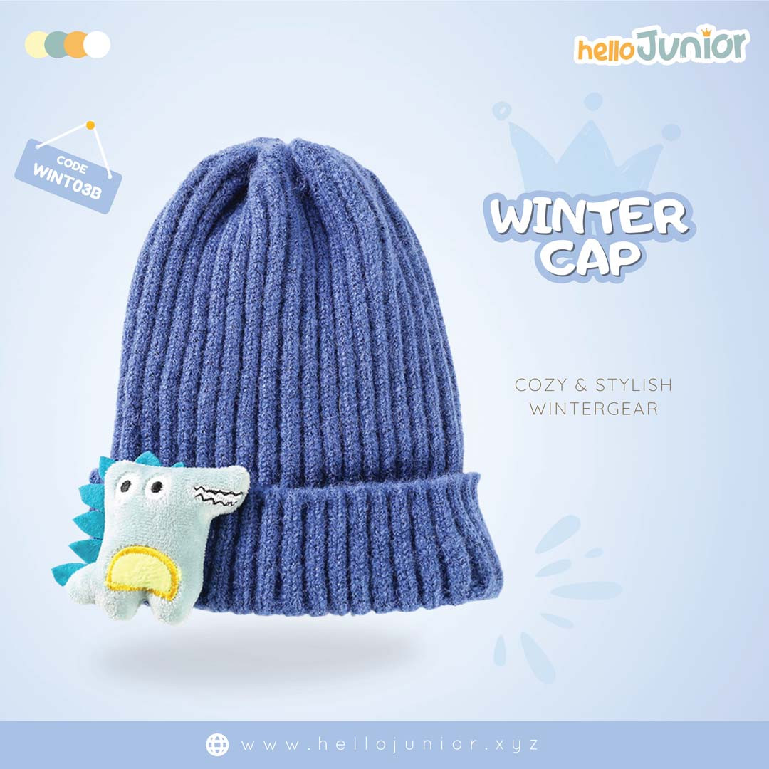 Hello Junior Woolen Cap (1-4 Year) – Soft and Comfortable