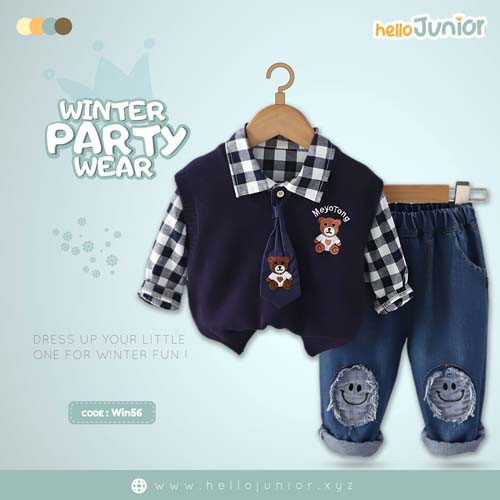 Winter Party Wear for Kids (6 Months - 6 Years)