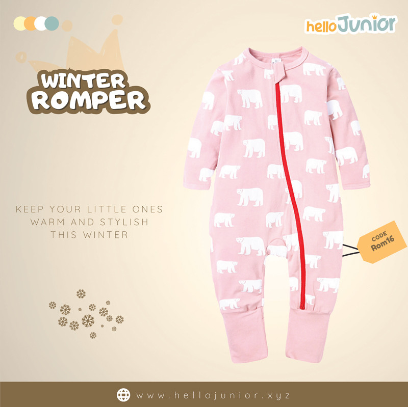 Hello Junior Kids Winter Romper, Newborn baby dress 0 month to 09 month