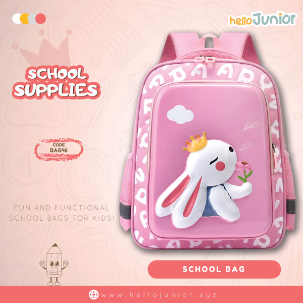 Bag for kids / School Bag for Kids, Pink