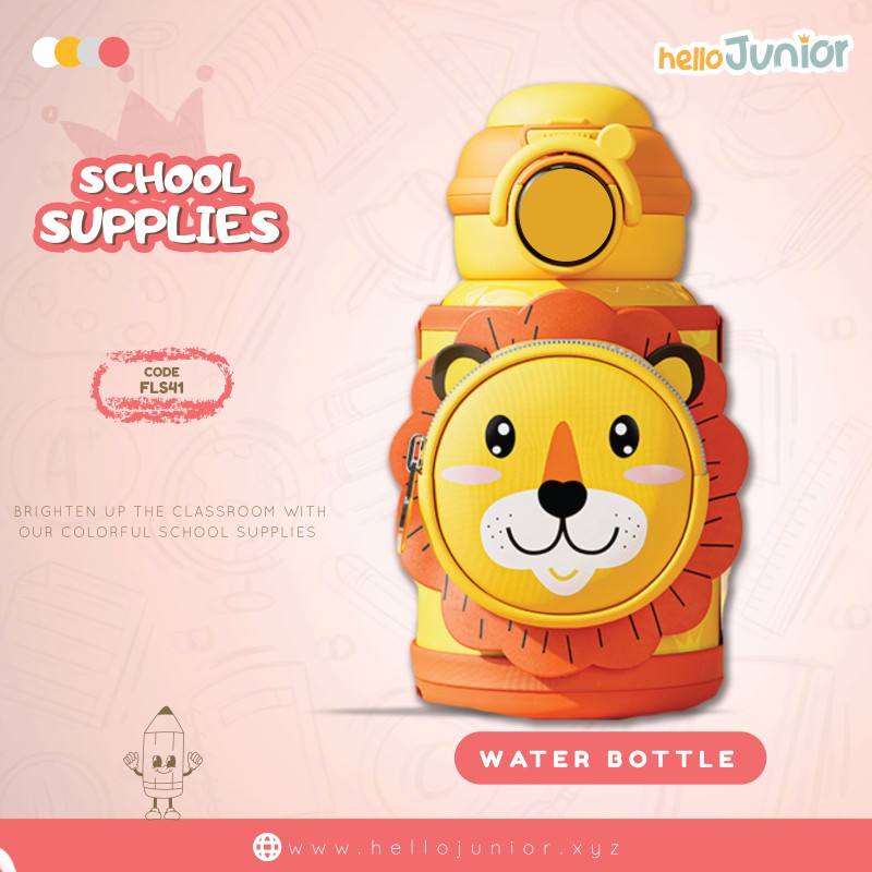 Stainless Steel Thermos Flask Insulated Water Bottle for Kids – 16 Oz