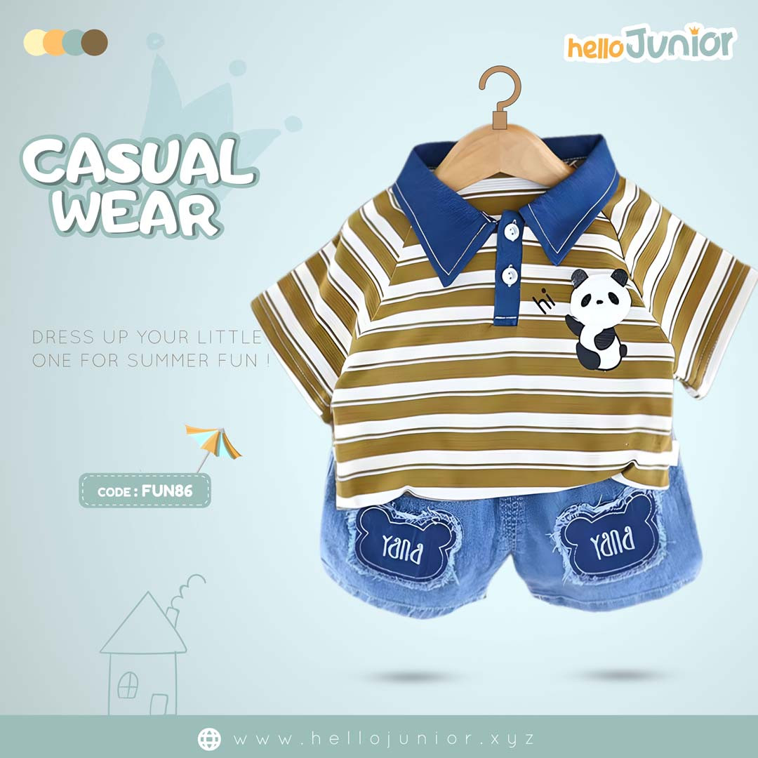 Hello Junior Kids Casual Wear / Dress for 6 Months to 5 Years