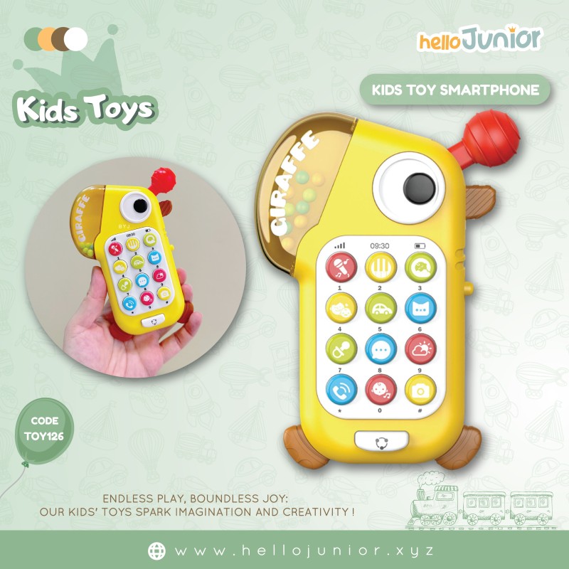 Dinosaur-Shaped Kids Musical Toy Phone | Fun & Educational