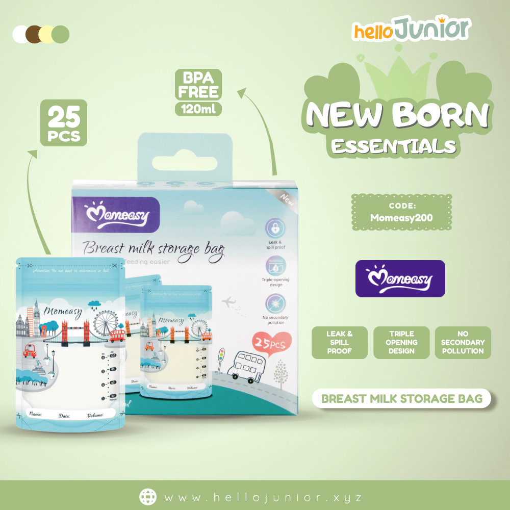 Breast Milk Storage Bag Set – 120ml (25 Pieces)