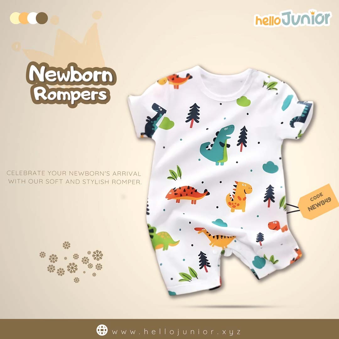 Hello Junior Kids Summer Romper, Newborn baby dress 0 month to 09 month